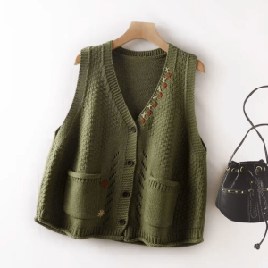 Y2K Aesthetic Coquette Vest Sweater - Trendy Grunge Style for Women