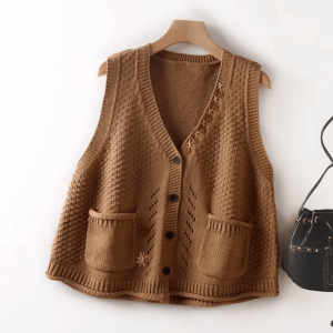 Y2K Aesthetic Coquette Vest Sweater - Trendy Grunge Style for Women