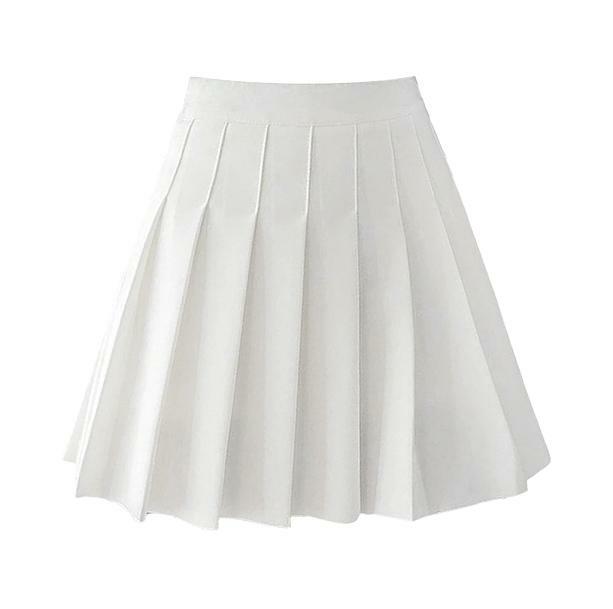 Y2K Aesthetic Coquette White Tennis Skirt with Ruffle Detail