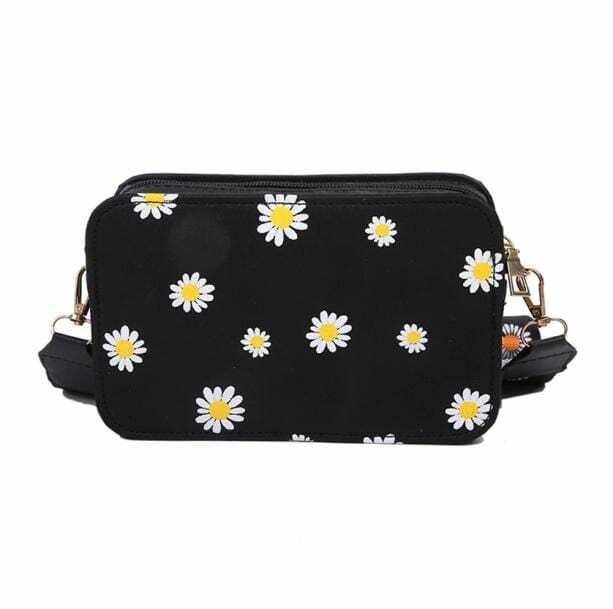 Y2K Aesthetic Daisy Flower Handbag - Trendy Coquette Style Accessory