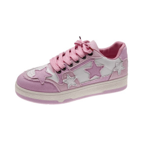 Y2K Aesthetic Skater Girl Sneakers with Star Design and Comfort Fit