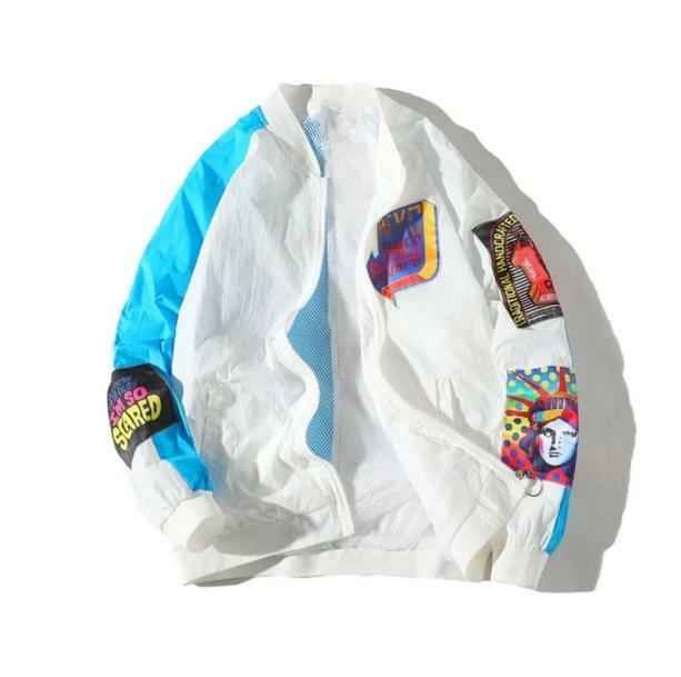 Y2K Aesthetic Windbreaker: Retro 90's Style for Trendy Outfits