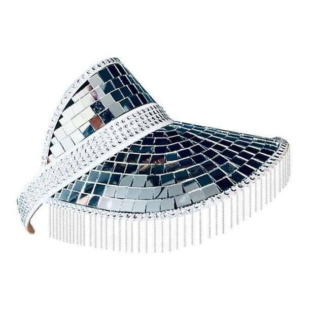 Y2K Fashion 70s Disco Ball Hat - Aesthetic Coquette & Grunge Style