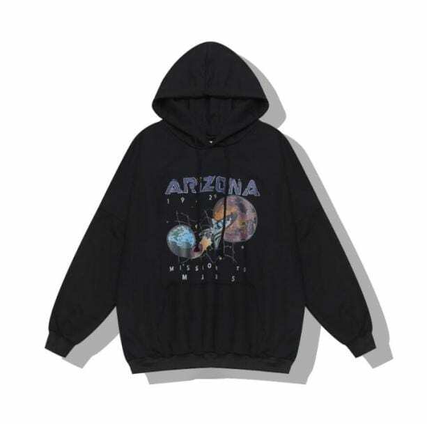 Y2K Fashion Mars Mission Hoodie: Aesthetic Grunge & Coquette Style