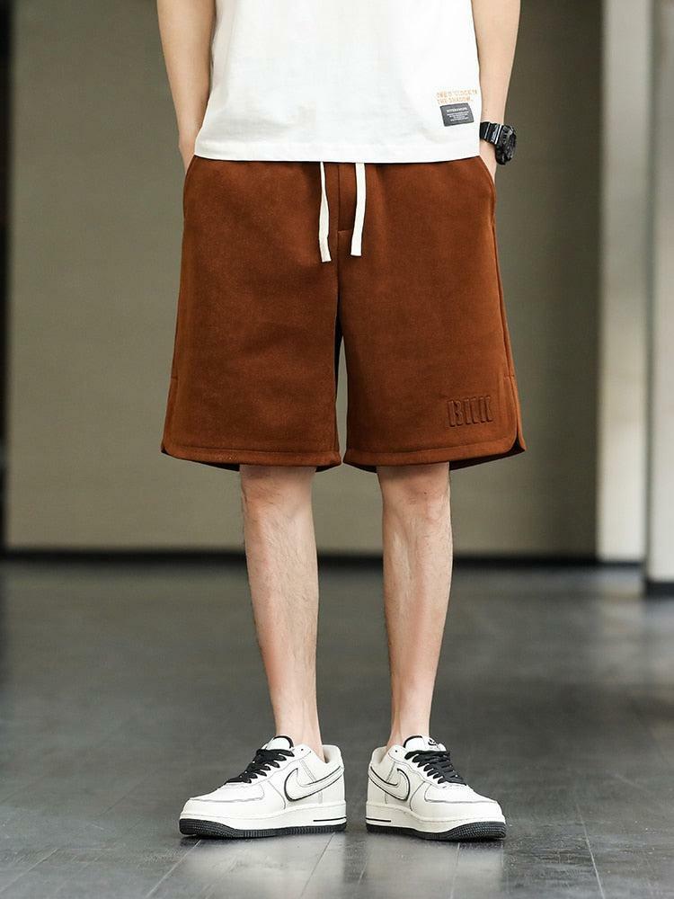 Y2K Fashion Oversized Sweatshorts with Drawstring Waist - Aesthetic Style