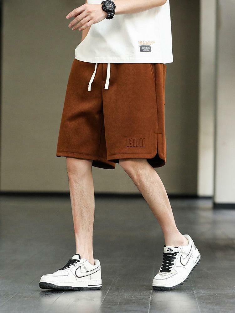 Y2K Fashion Oversized Sweatshorts with Drawstring Waist - Aesthetic Style