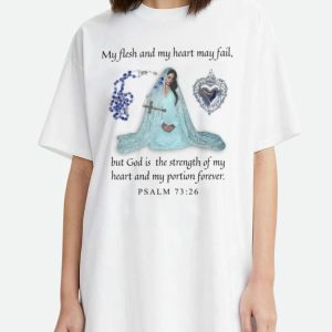 Y2K Fashion Psalm 73:26 Tee - Aesthetic Coquette Style for Trendy Looks