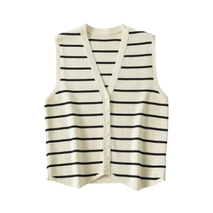 Y2K Fashion Sailor Knitted Vest - Aesthetic Coquette Style Essential