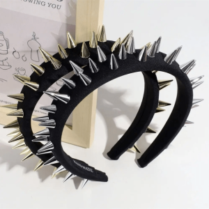 Y2K Fashion Spiky Headband - Aesthetic Coquette Accessory for Trendy Looks