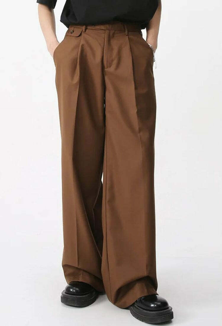 Y2K Fashion Wide Leg Pants: Aesthetic Coquette Style for Trendy Looks