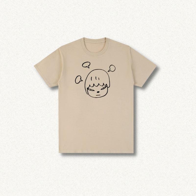 Yoshitomo Nara Tee: Aesthetic Grunge Top for Y2K Fashion Lovers