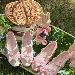 Little Berry - Y2K Fashion Low Heels for Coquette Aesthetic & Grunge Style Outfits