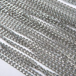 Metal Chain See-Through O-Ring Backless Crop Top - Y2K Fashion & Grunge Aesthetic