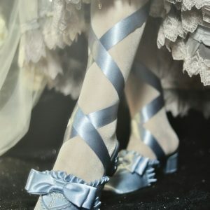 Siren Melody - Y2K Fashion Lace-Up Mules for Coquette Aesthetic & Grunge Style Lovers