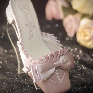 Siren Melody - Y2K Fashion Lace-Up Mules for Coquette Aesthetic & Grunge Style Lovers