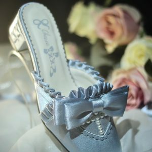 Siren Melody - Y2K Fashion Lace-Up Mules for Coquette Aesthetic & Grunge Style Lovers