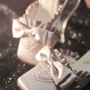 Siren Melody - Y2K Fashion Lace-Up Mules for Coquette Aesthetic & Grunge Style Lovers