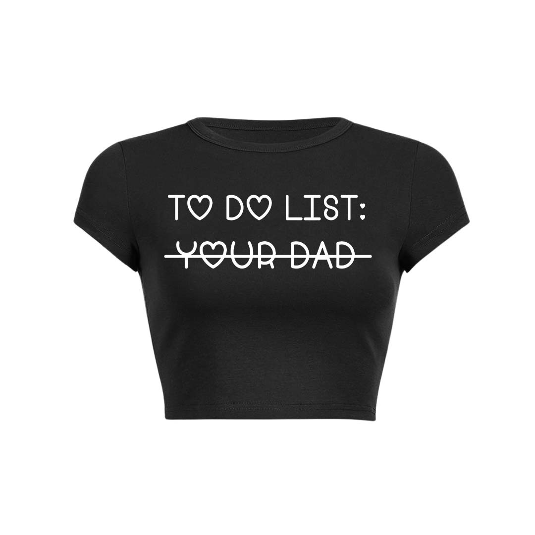 Y2K Baby Tee Crop Top - Cute Y2K Fashion, 90s Grunge Aesthetic, Comfy & Stylish Outfits