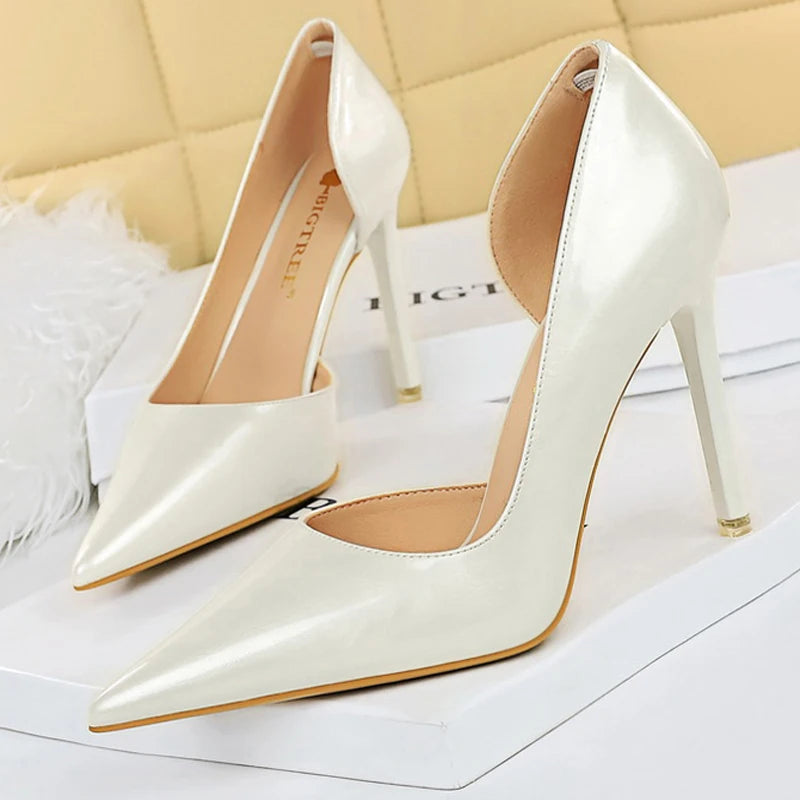 Y2K Fashion Pu Leather Kitten Heels - Sexy Party Shoes for Grunge & Coquette Aesthetic