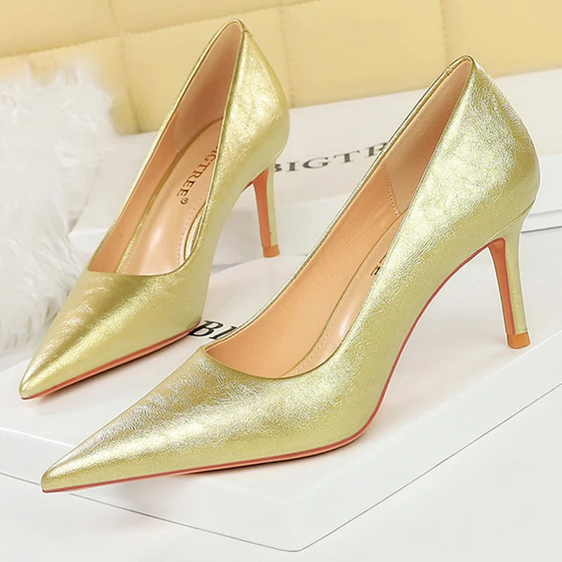 Y2K Fashion Retro Elegant Stilettos High Heels for Grunge Aesthetic & Coquette Style