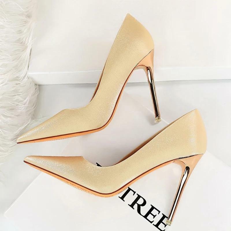 Y2K Fashion Satin Cloth Pumps - Stiletto High Heels for Coquette Aesthetic & Grunge Style