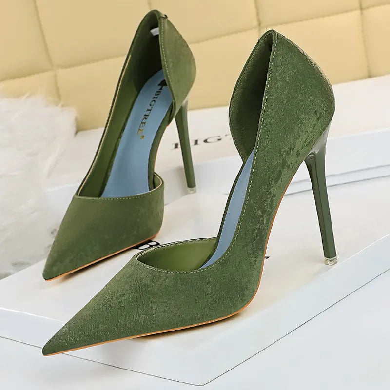Y2K Fashion Stiletto Heels - Sexy Office Pumps for Grunge Aesthetic & Coquette Style