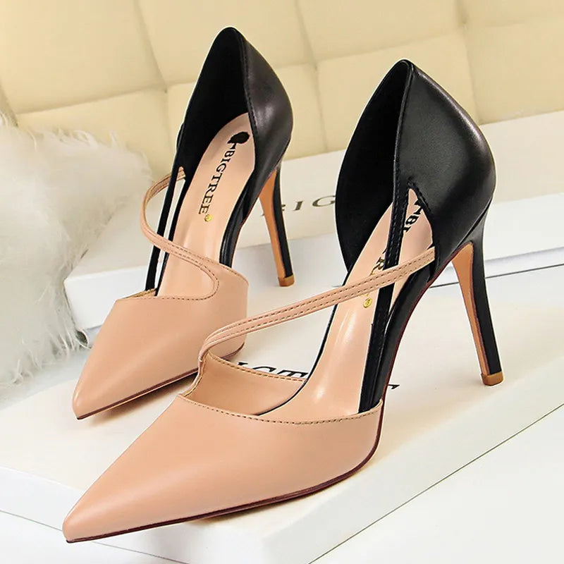 Y2K Fashion Stiletto Pumps - Cute High Heels for Grunge Aesthetic & Coquette Style Outfits