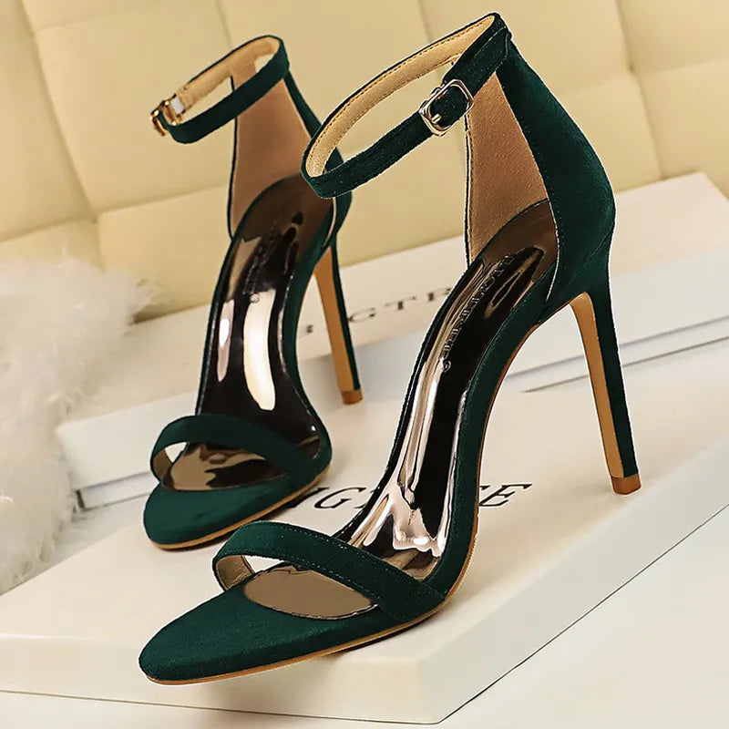Y2K Fashion Summer Sandals: Sexy Stiletto Heels for Coquette Aesthetic & Grunge Style