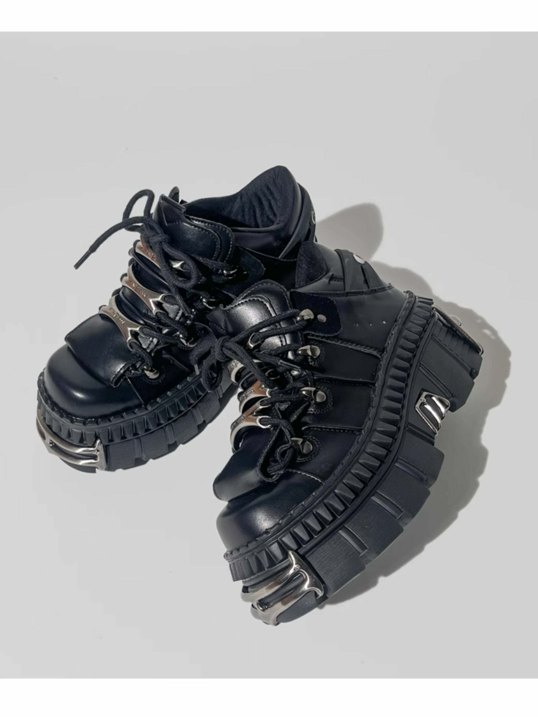 Y2K Grunge Aesthetic Platform Mary Janes - Cute Tops & Comfy Hoodies for Retro Vibes
