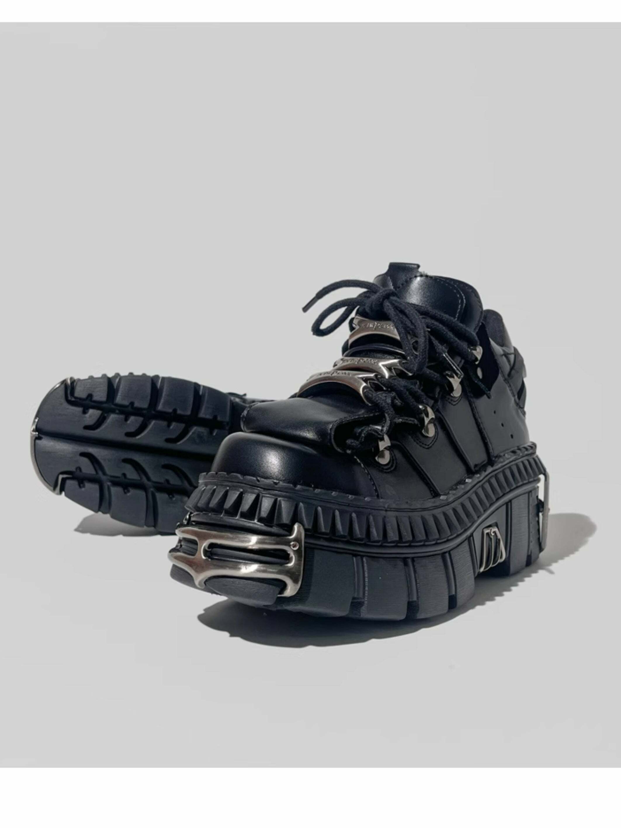 Y2K Grunge Aesthetic Platform Mary Janes - Cute Tops & Comfy Hoodies for Retro Vibes