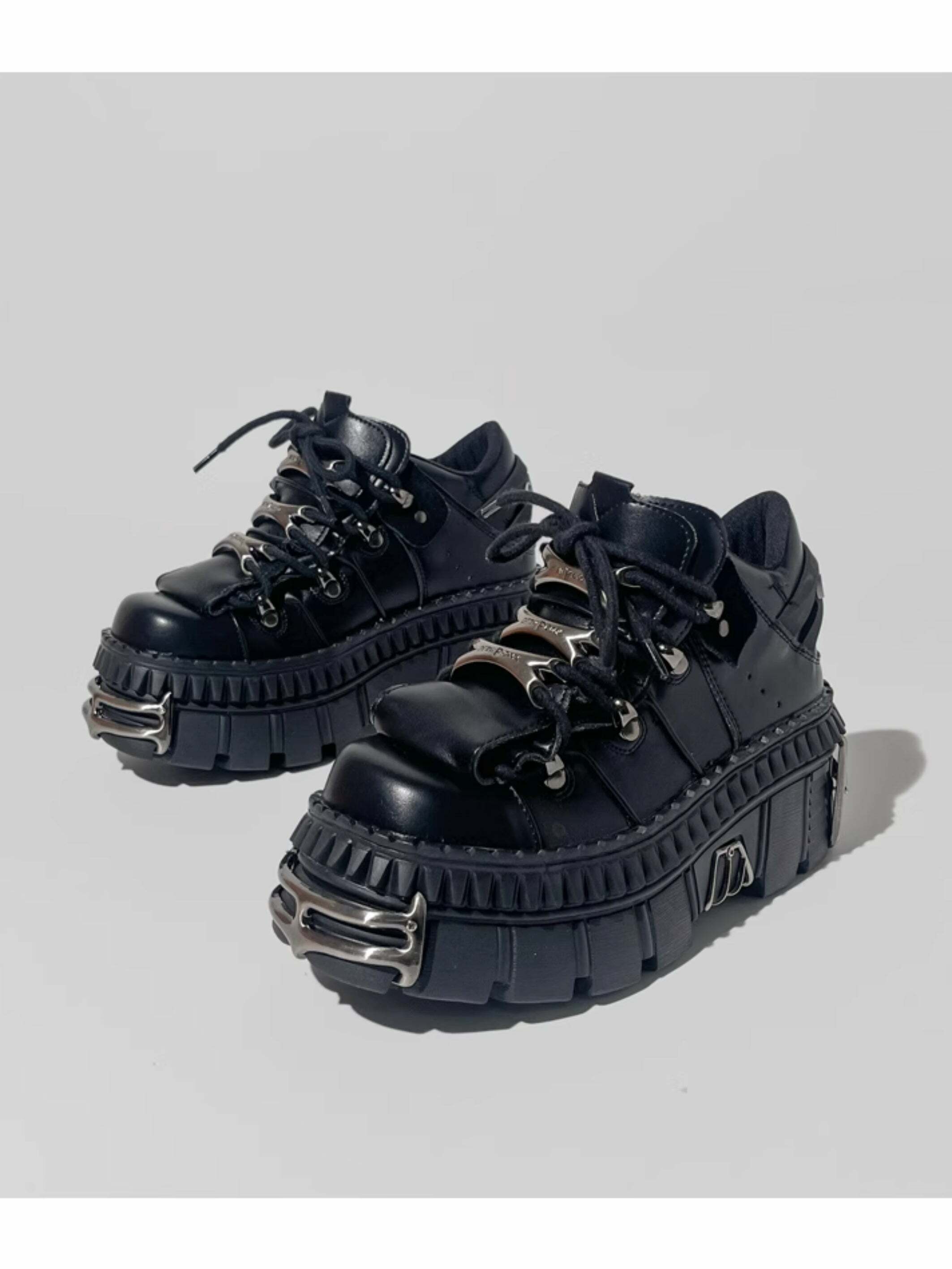 Y2K Grunge Aesthetic Platform Mary Janes - Cute Tops & Comfy Hoodies for Retro Vibes