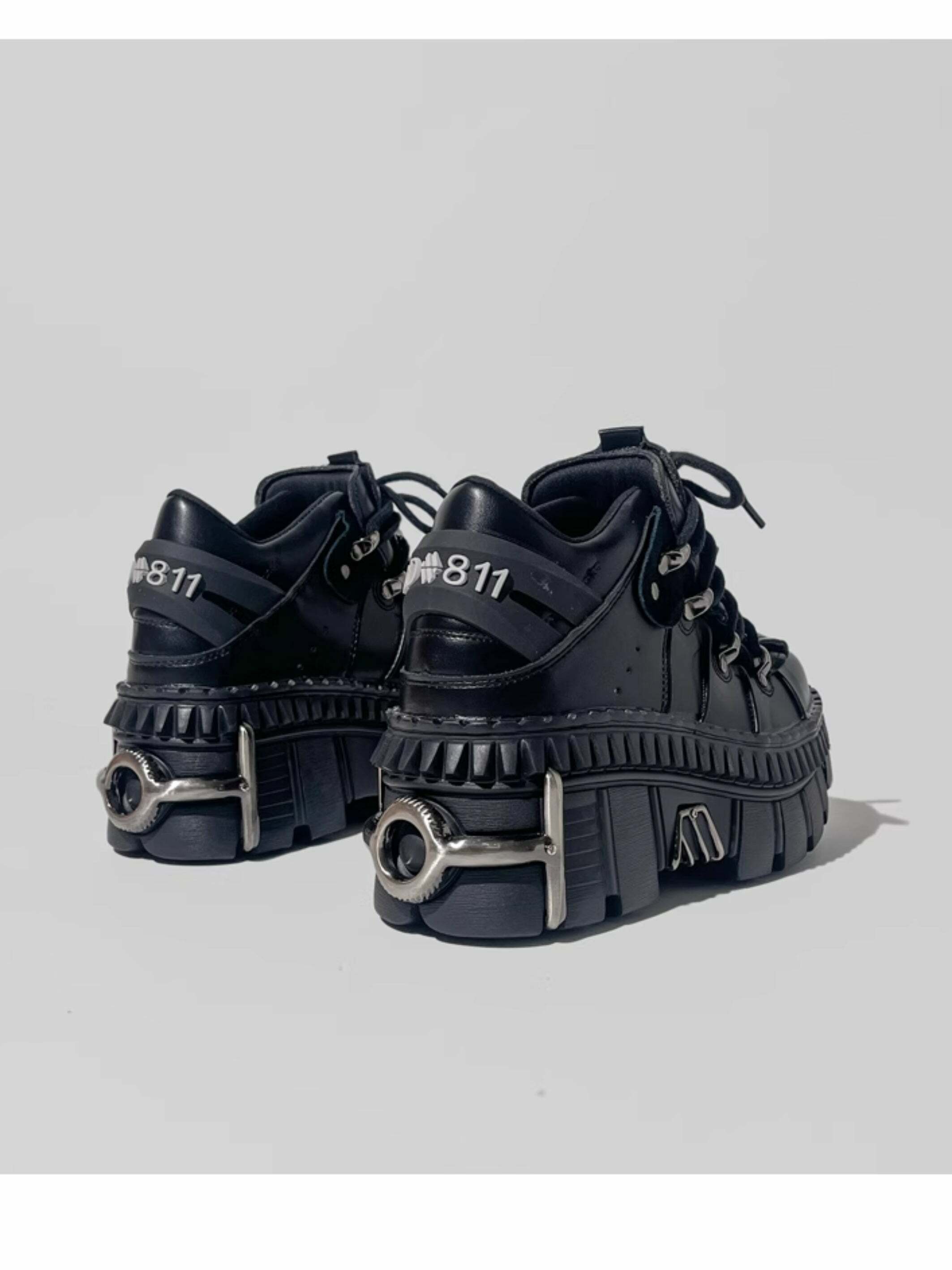 Y2K Grunge Aesthetic Platform Mary Janes - Cute Tops & Comfy Hoodies for Retro Vibes
