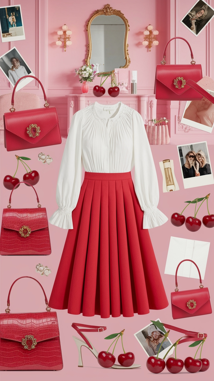 Cherry Outfit Aesthetic: Embrace the Sweet Vibe This Season outfit idea