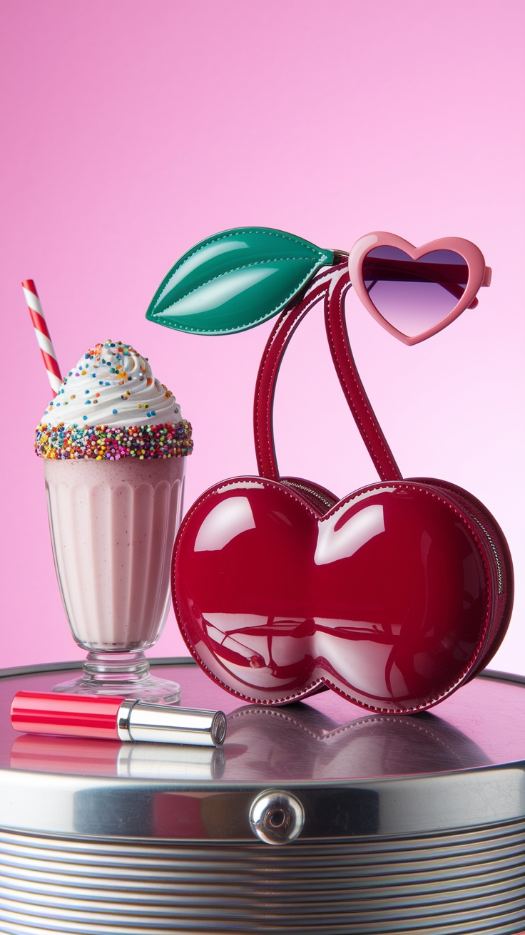 Chic Cherry Purse Styles to Complement Any Outfit outfit idea