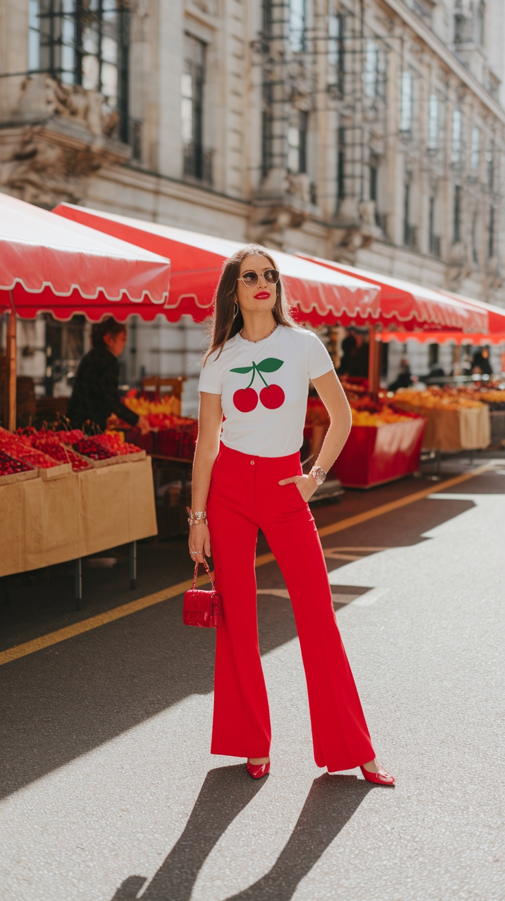 cherry style outfit idea