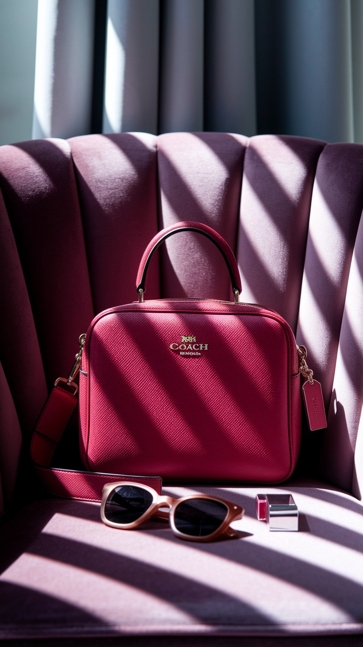 The Allure of the Coach Red Bag in Fashion outfit idea