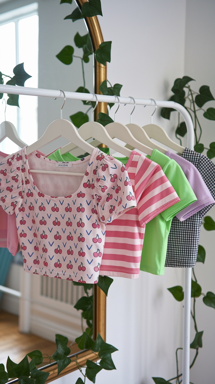Cute Crop Tops: Your Summer Wardrobe Essential outfit idea