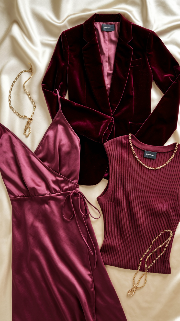 Chic Deep Red Outfits for a Bold Statement outfit idea