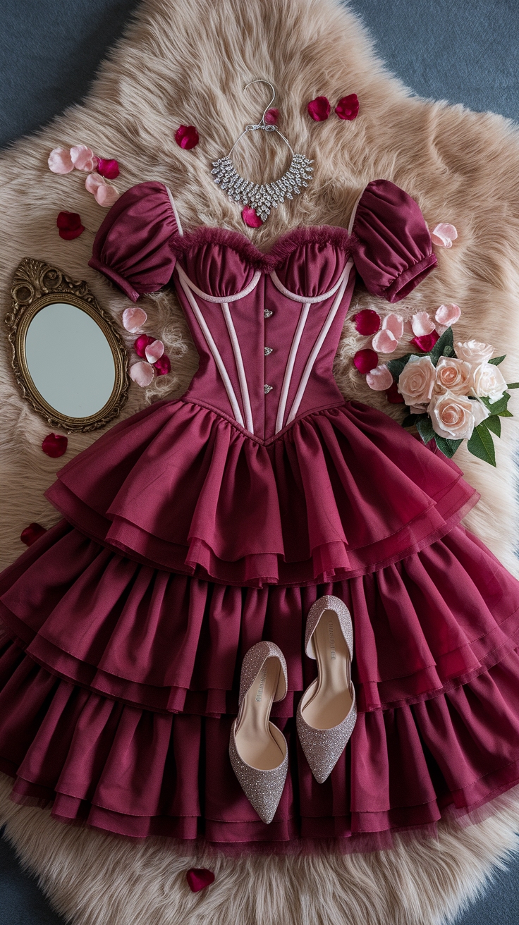 Creating a Red Fairytale Costume for Themed Events outfit idea