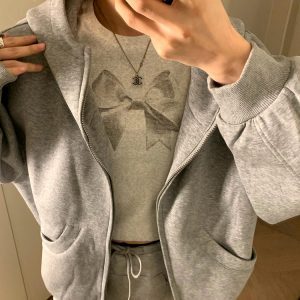 2024 Spring American Sports Style Shoulder Pad Cardigan Sweatshirt for Couples - Loose Casual Versatile Jacket