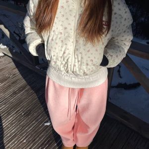 2024 Winter Floral Print Cotton Jacket - Loose, Thick, Warm Versatile Coat for Couples - Y2K Style