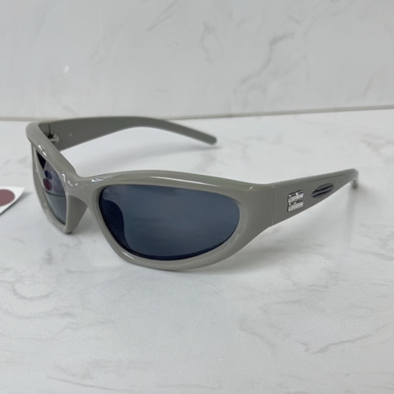 2024 Women's Gray Outdoor Sports Cycling Sunglasses - High-End UV Protection for Street Photography