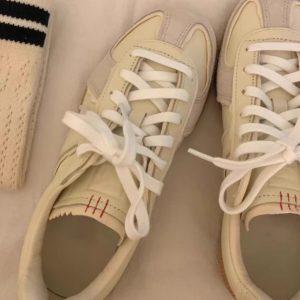 2025 Color-Blocking Lace-Up Cowhide Training Shoes - Versatile Round Toe Splicing Casual Sneakers