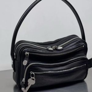 2025 Influencer Multi-Compartment Zipper Underarm Motorcycle Crossbody Bag - Versatile Hot Girl Fashion Trend
