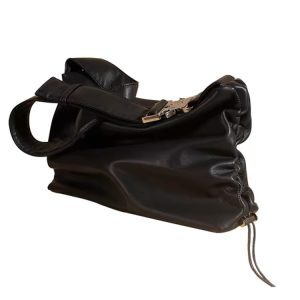 2025 New Korean Style Minimalist Large Capacity Drawstring Pleated Shoulder Crossbody Bag for Women
