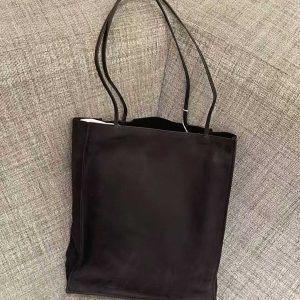 2025 New Minimalist Genuine Leather Tote Bag - Large Capacity Cowhide Shoulder Bag for Women
