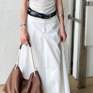 2025 Nylon Minimalist Design Tote Bag - Versatile Commuter Shoulder Bag for Women, Trendy Influencer Style