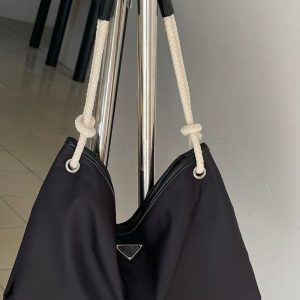 2025 Nylon Minimalist Design Tote Bag - Versatile Commuter Shoulder Bag for Women, Trendy Influencer Style