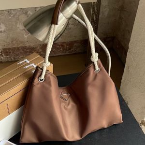 2025 Nylon Minimalist Design Tote Bag - Versatile Commuter Shoulder Bag for Women, Trendy Influencer Style