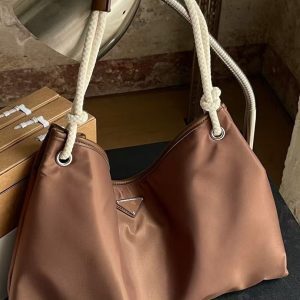 2025 Nylon Minimalist Design Tote Bag - Versatile Commuter Shoulder Bag for Women, Trendy Influencer Style